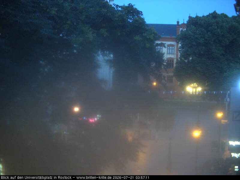 Archiv Foto Webcam Rostock - Universitätsplatz