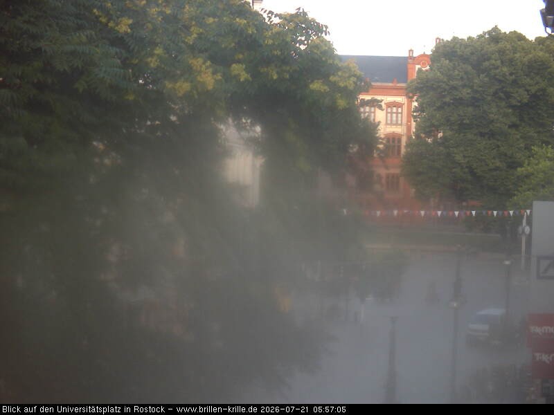 Archiv Foto Webcam Rostock - Universitätsplatz