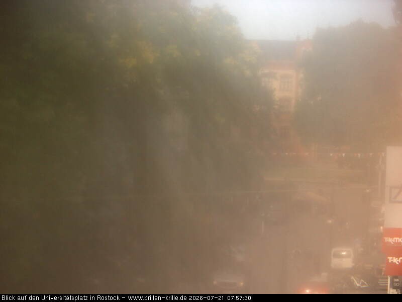 Archiv Foto Webcam Rostock - Universitätsplatz