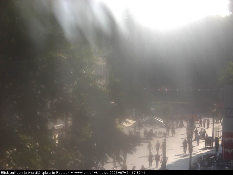 Archiv Foto Webcam Rostock - Universitätsplatz