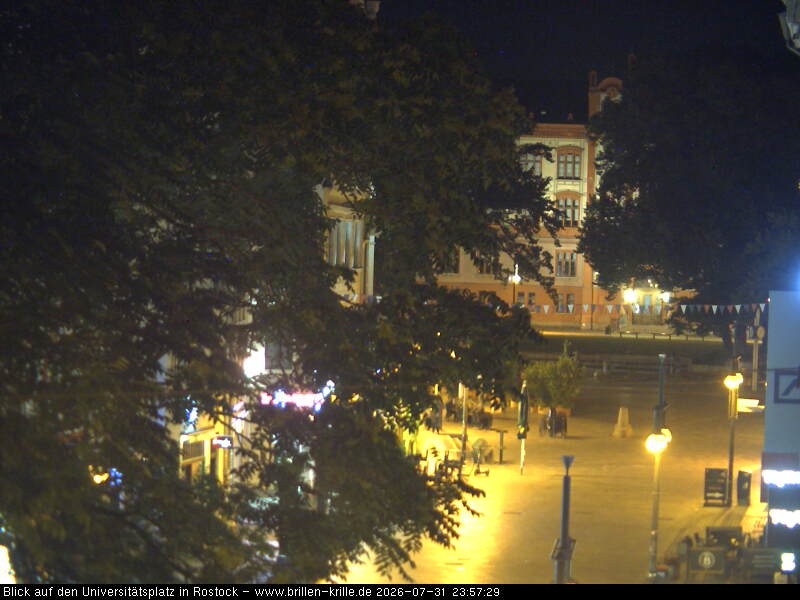 Archiv Foto Webcam Rostock - Universitätsplatz