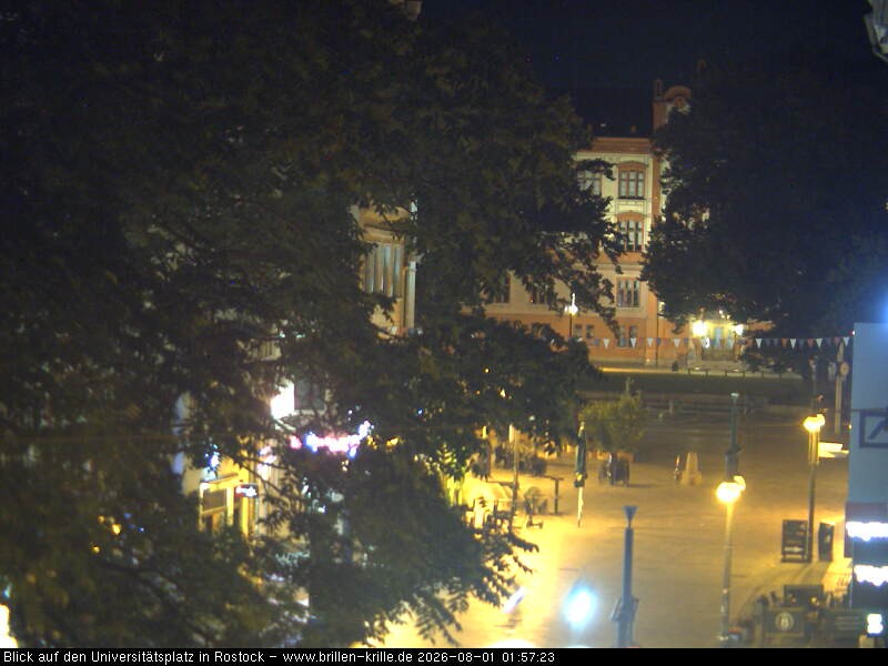 Archiv Foto Webcam Rostock - Universitätsplatz