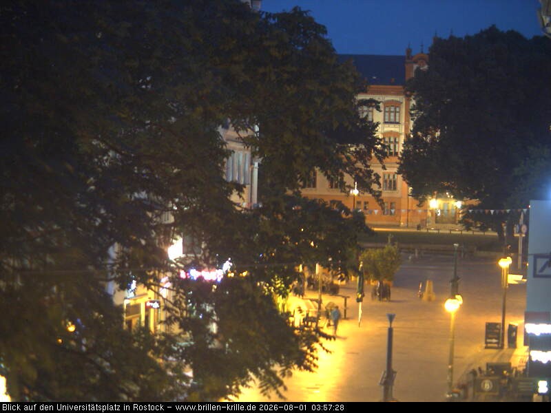 Archiv Foto Webcam Rostock - Universitätsplatz
