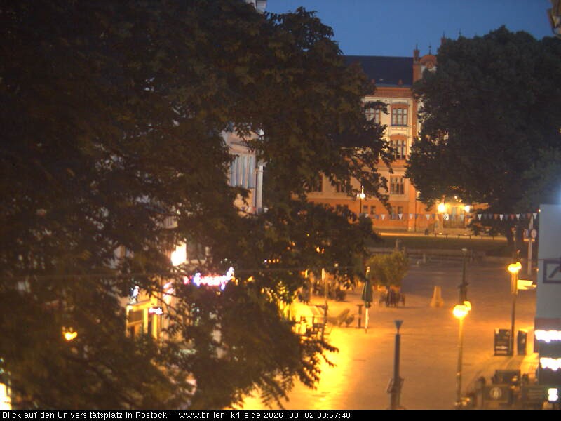 Archiv Foto Webcam Rostock - Universitätsplatz