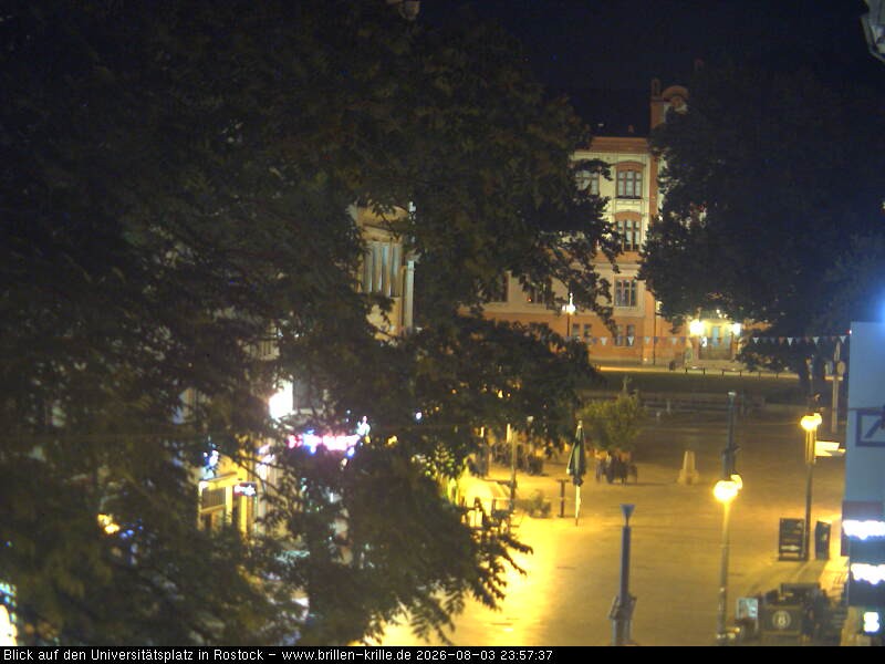 Archived image Webcam Rostock (University square)
