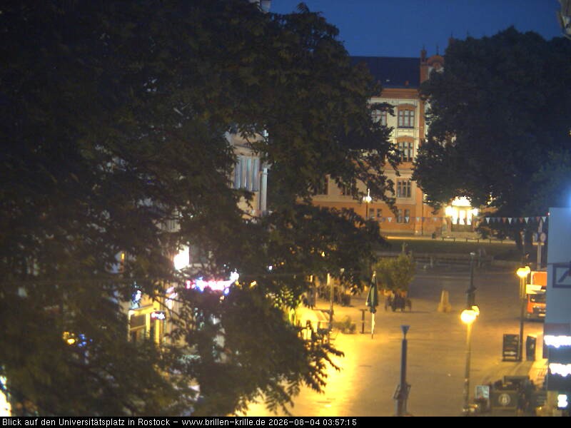 Archived image Webcam Rostock (University square)
