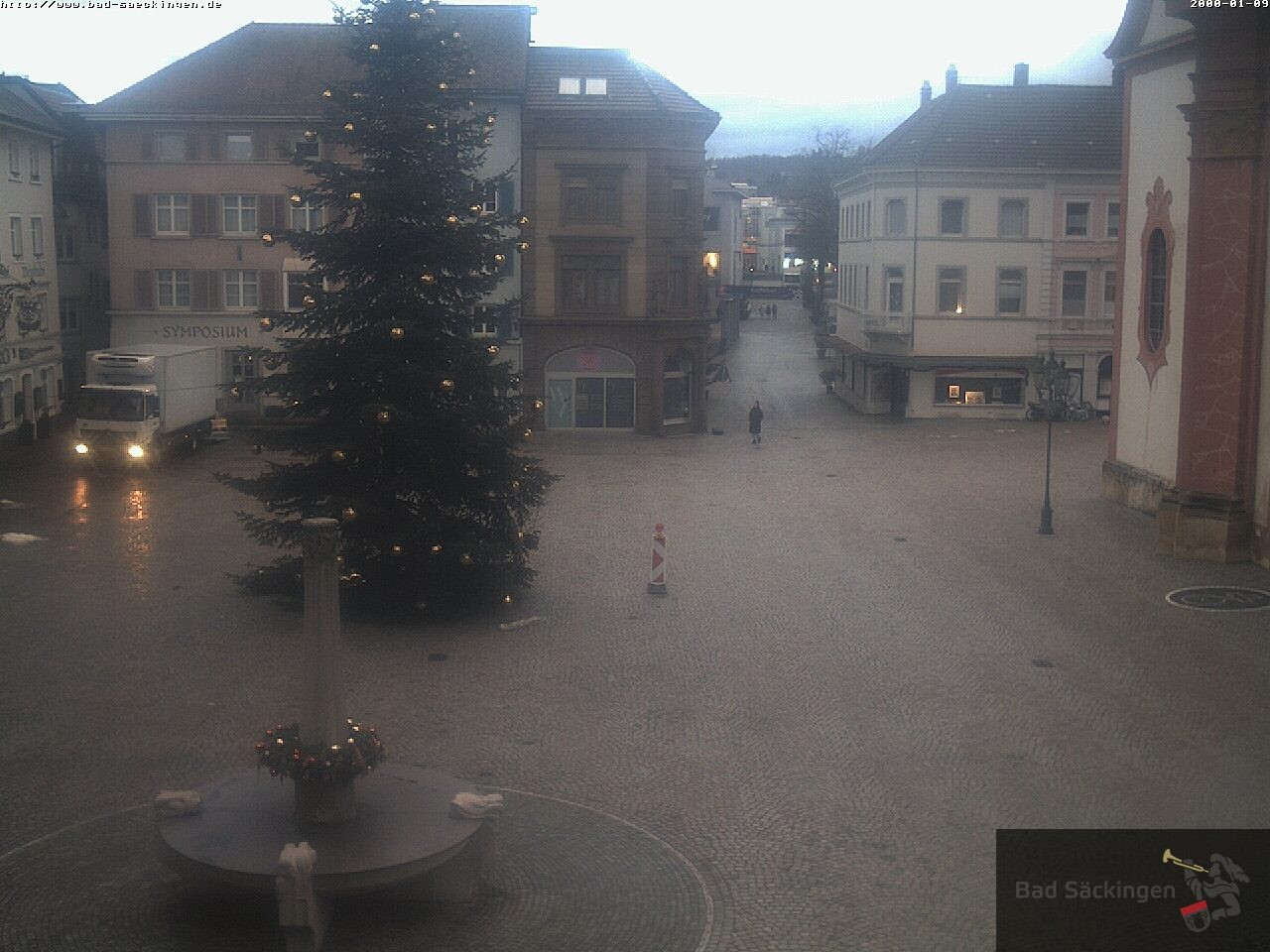 Archiv Foto Webcam Bad Säckingen: Münsterplatz