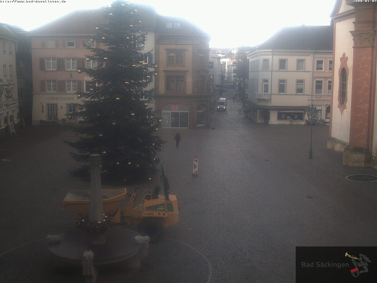 Archiv Foto Webcam Bad Säckingen: Münsterplatz