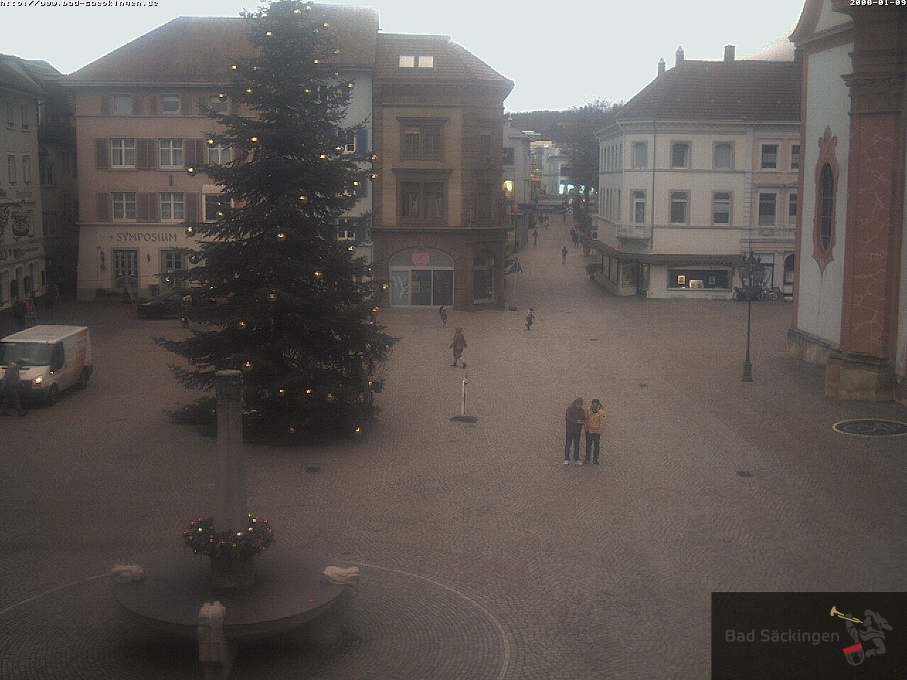 Archiv Foto Webcam Bad Säckingen: Münsterplatz
