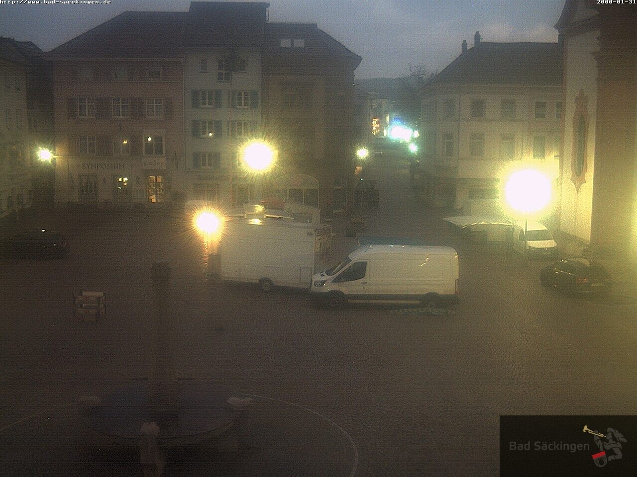 Archiv Foto Webcam Bad Säckingen: Münsterplatz