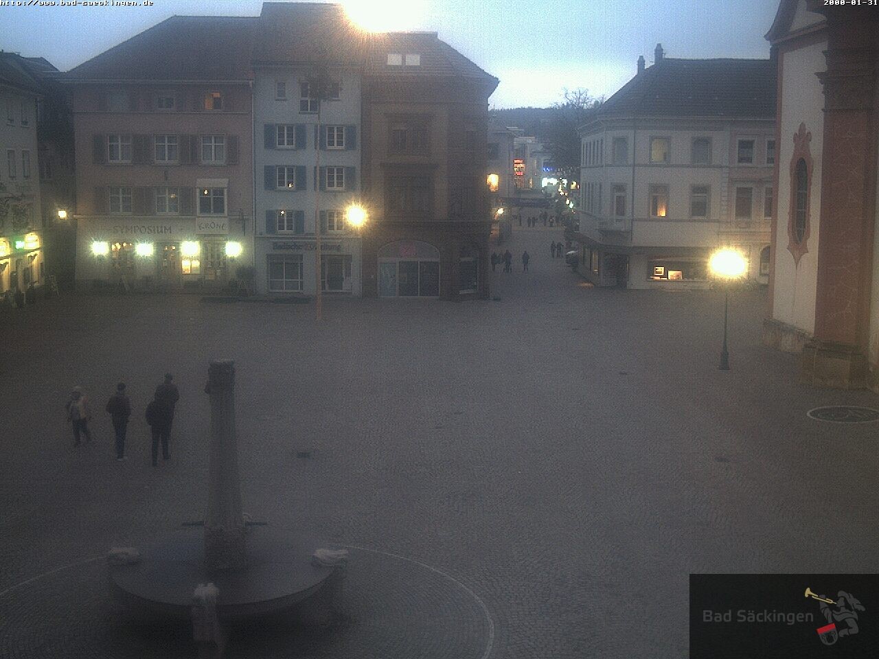 Archiv Foto Webcam Bad Säckingen: Münsterplatz