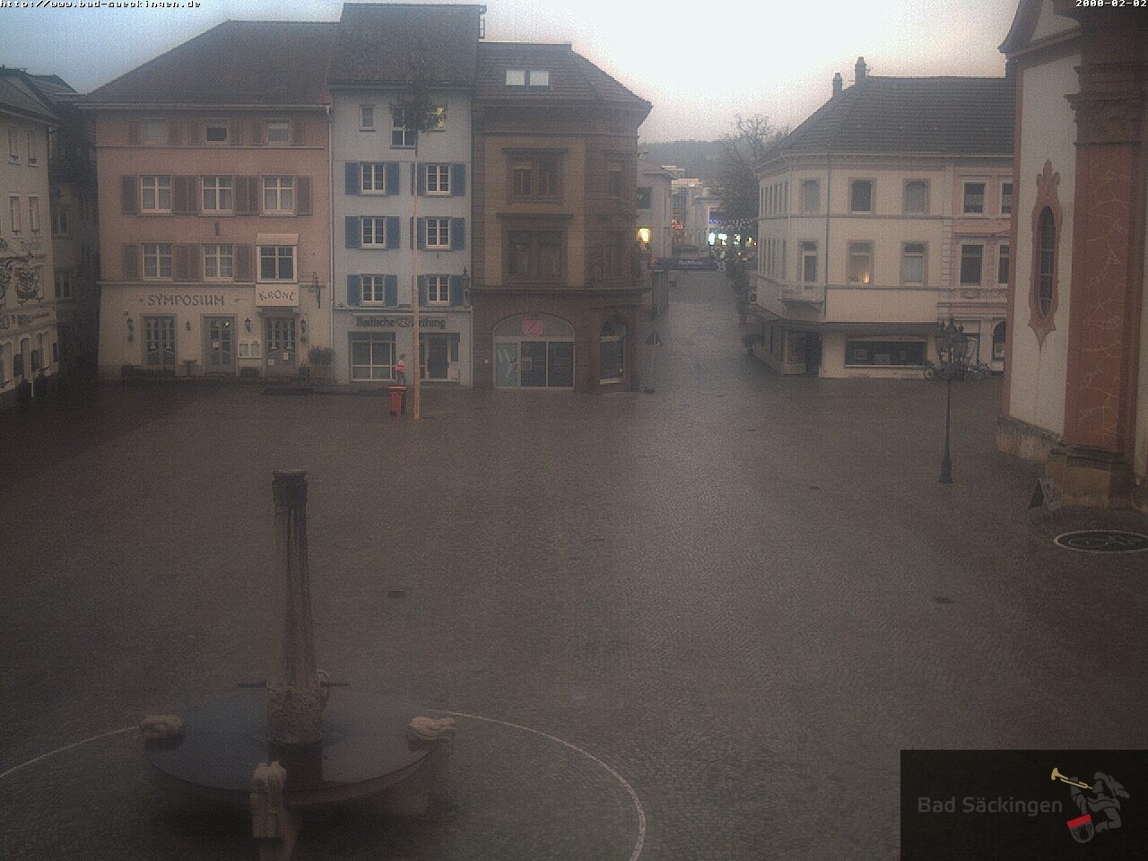 Archiv Foto Webcam Bad Säckingen: Münsterplatz