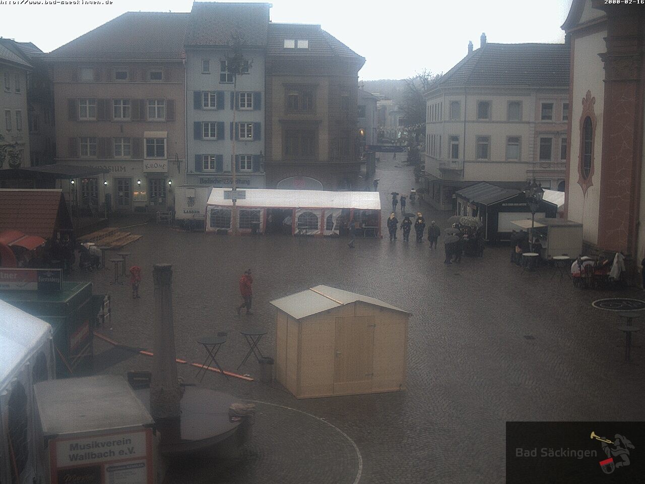 Archiv Foto Webcam Bad Säckingen: Münsterplatz