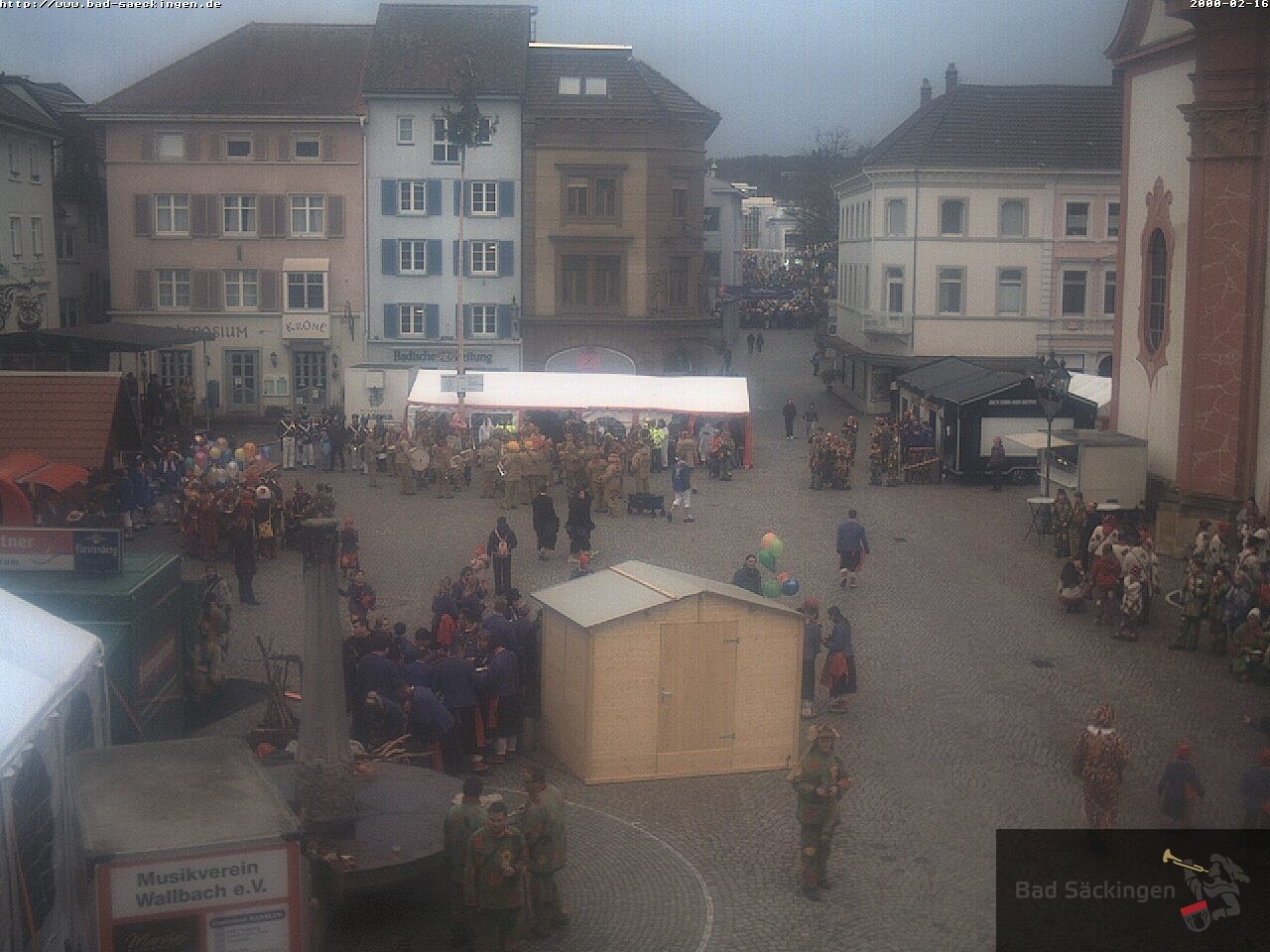 Archiv Foto Webcam Bad Säckingen: Münsterplatz