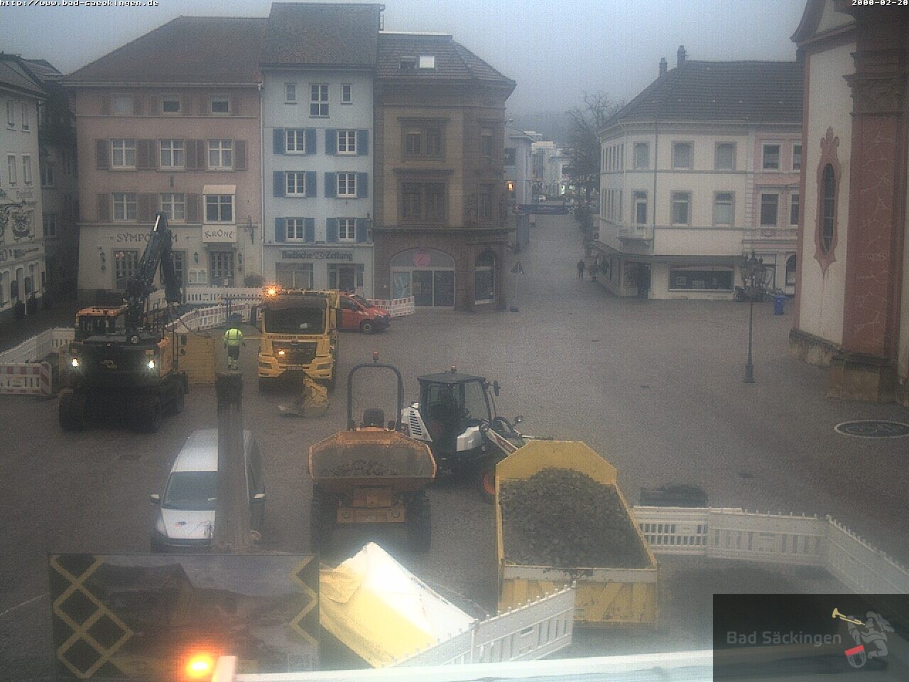 Archiv Foto Webcam Bad Säckingen: Münsterplatz