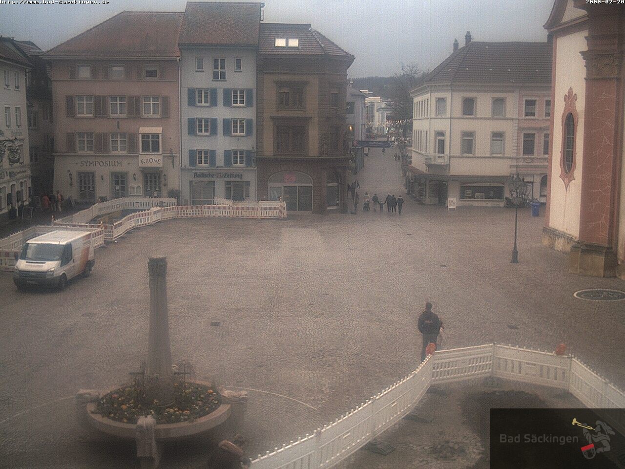 Archiv Foto Webcam Bad Säckingen: Münsterplatz