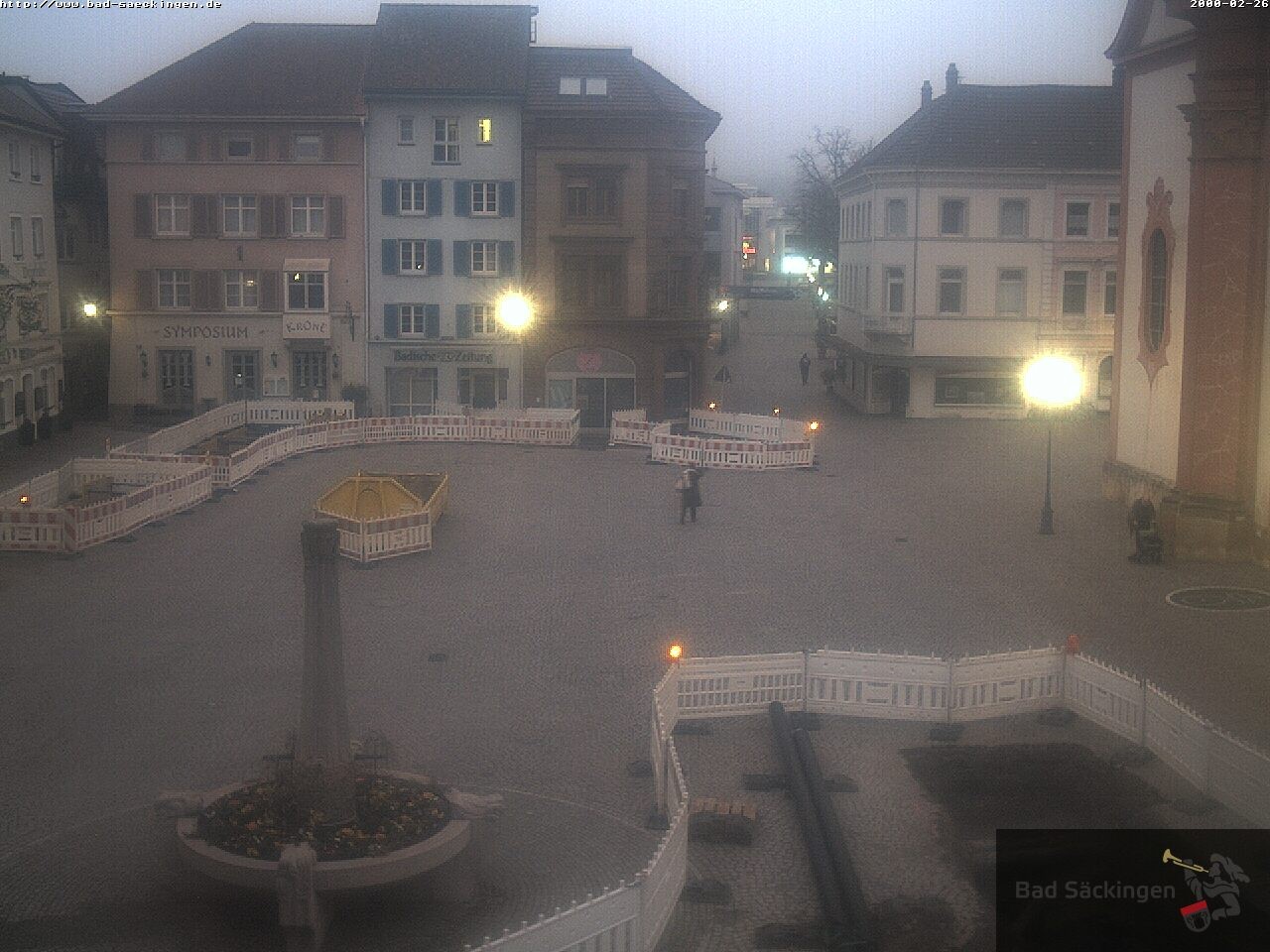 Archived image Webcam Bad Säckingen, Black Forest