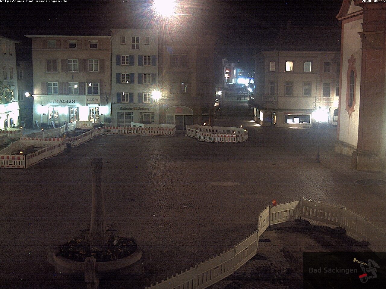 Archiv Foto Webcam Bad Säckingen: Münsterplatz