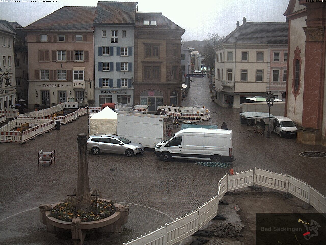 Archived image Webcam Bad Säckingen, Black Forest