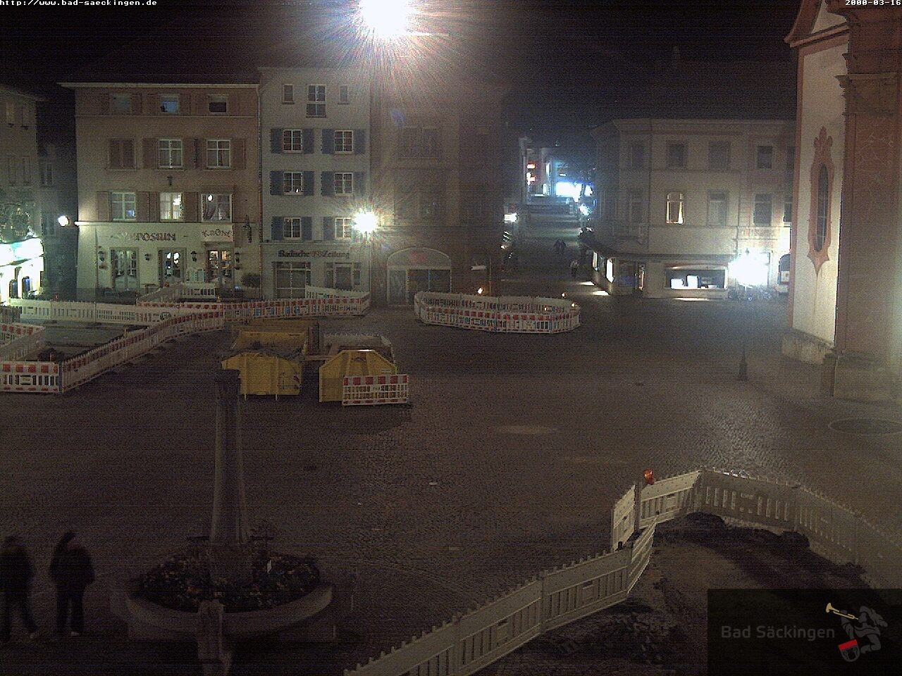 Archiv Foto Webcam Bad Säckingen: Münsterplatz