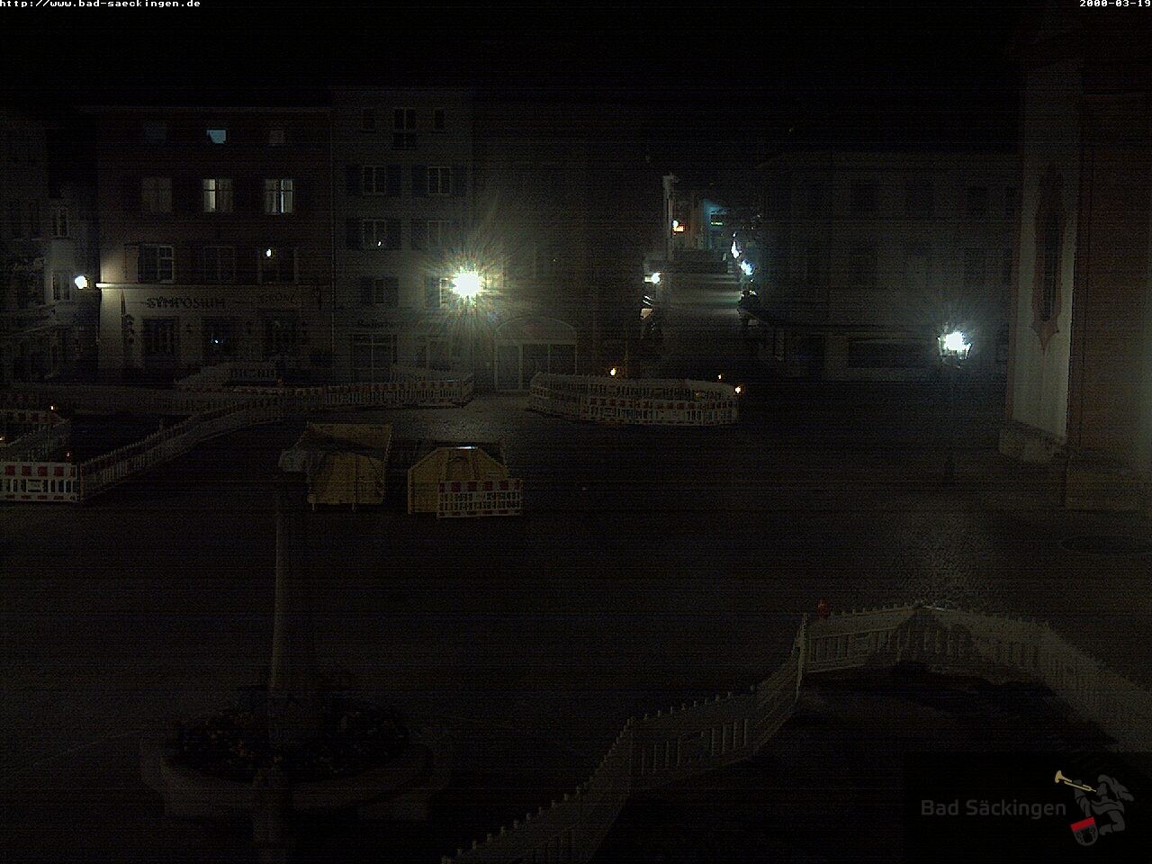 Archiv Foto Webcam Bad Säckingen: Münsterplatz