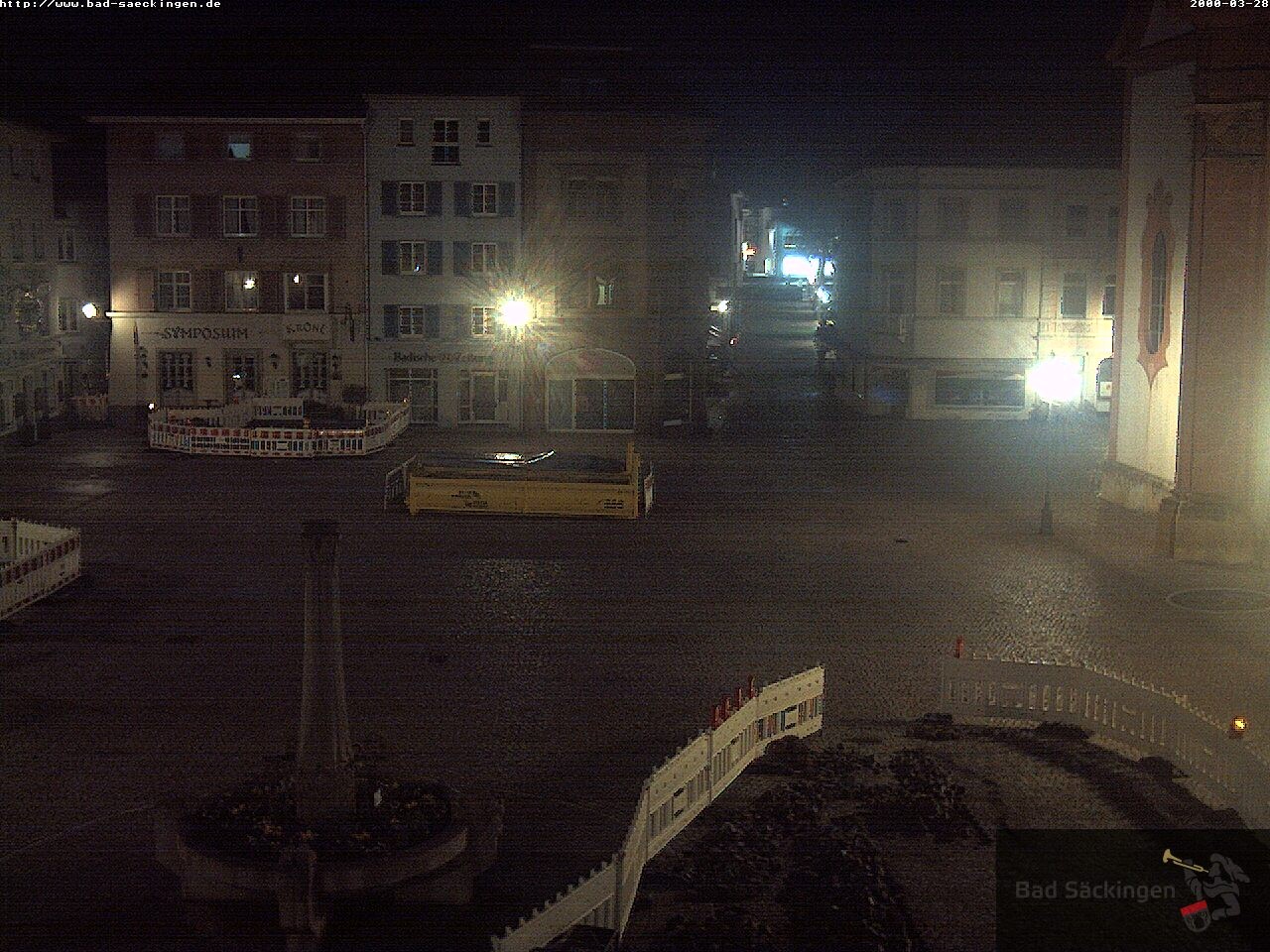 Archiv Foto Webcam Bad Säckingen: Münsterplatz