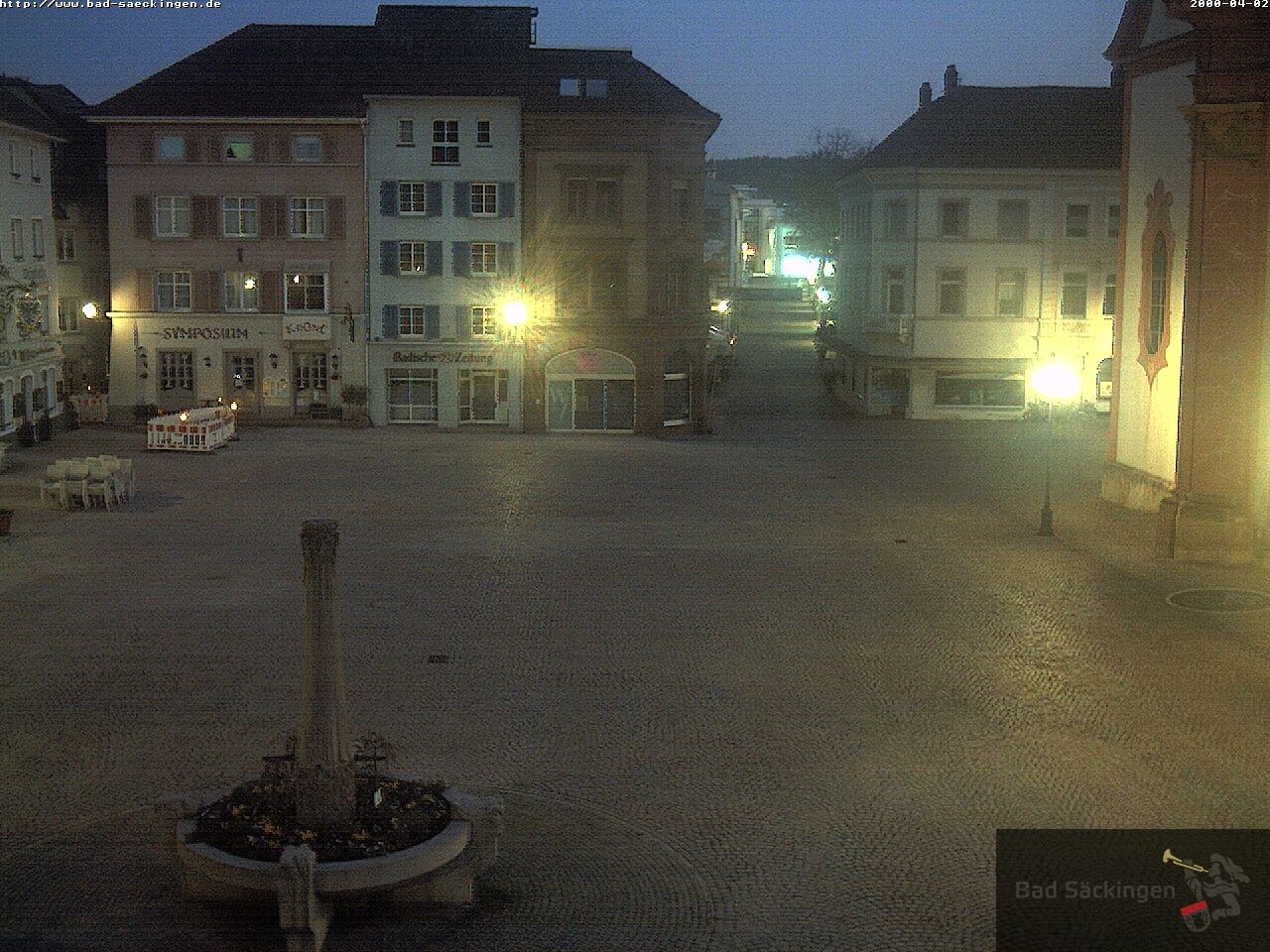 Archiv Foto Webcam Bad Säckingen: Münsterplatz