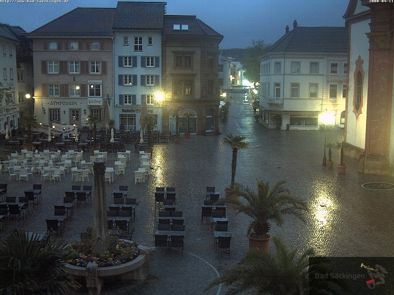 Archiv Foto Webcam Bad Säckingen: Münsterplatz