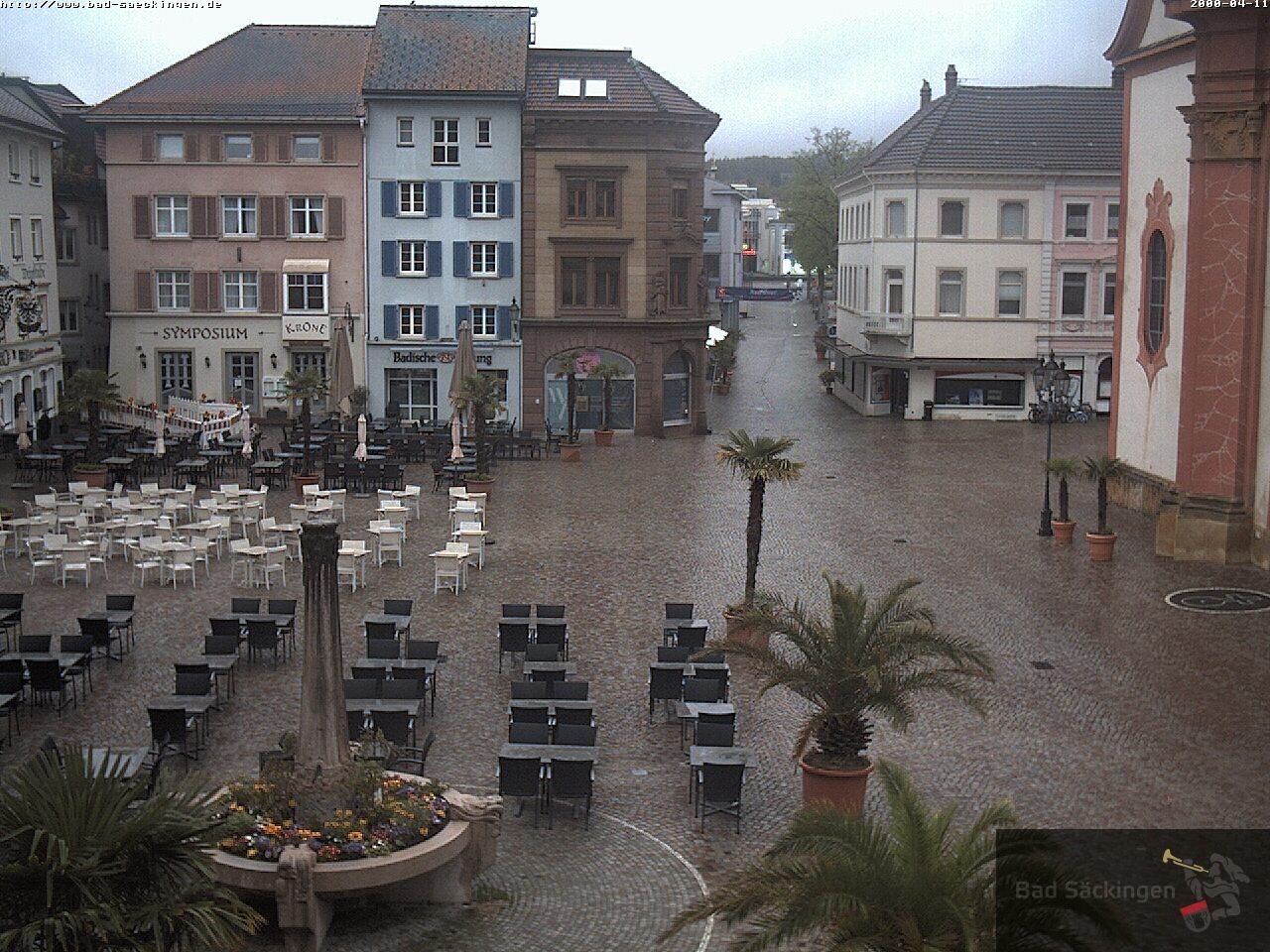 Archiv Foto Webcam Bad Säckingen: Münsterplatz