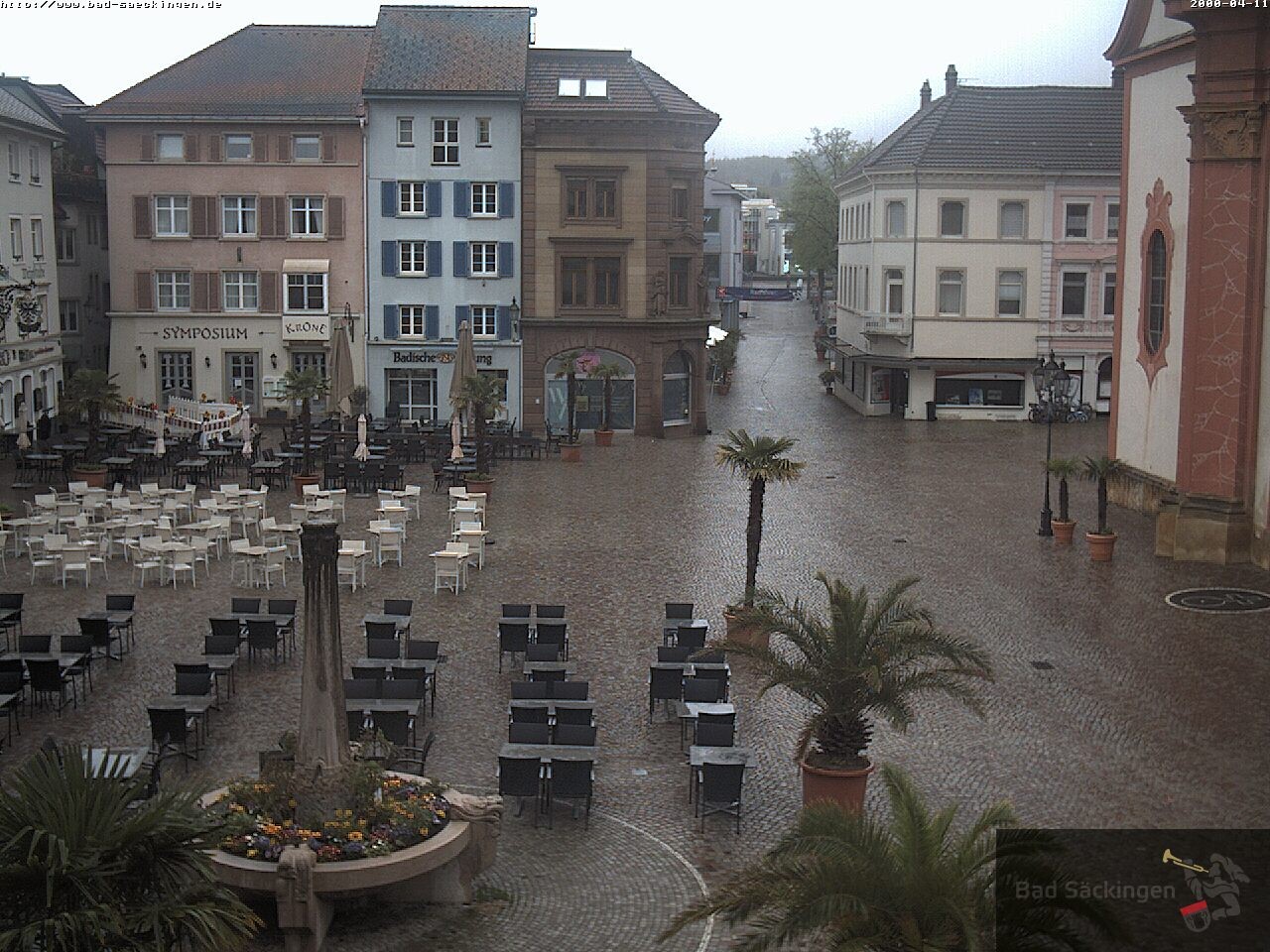 Archiv Foto Webcam Bad Säckingen: Münsterplatz