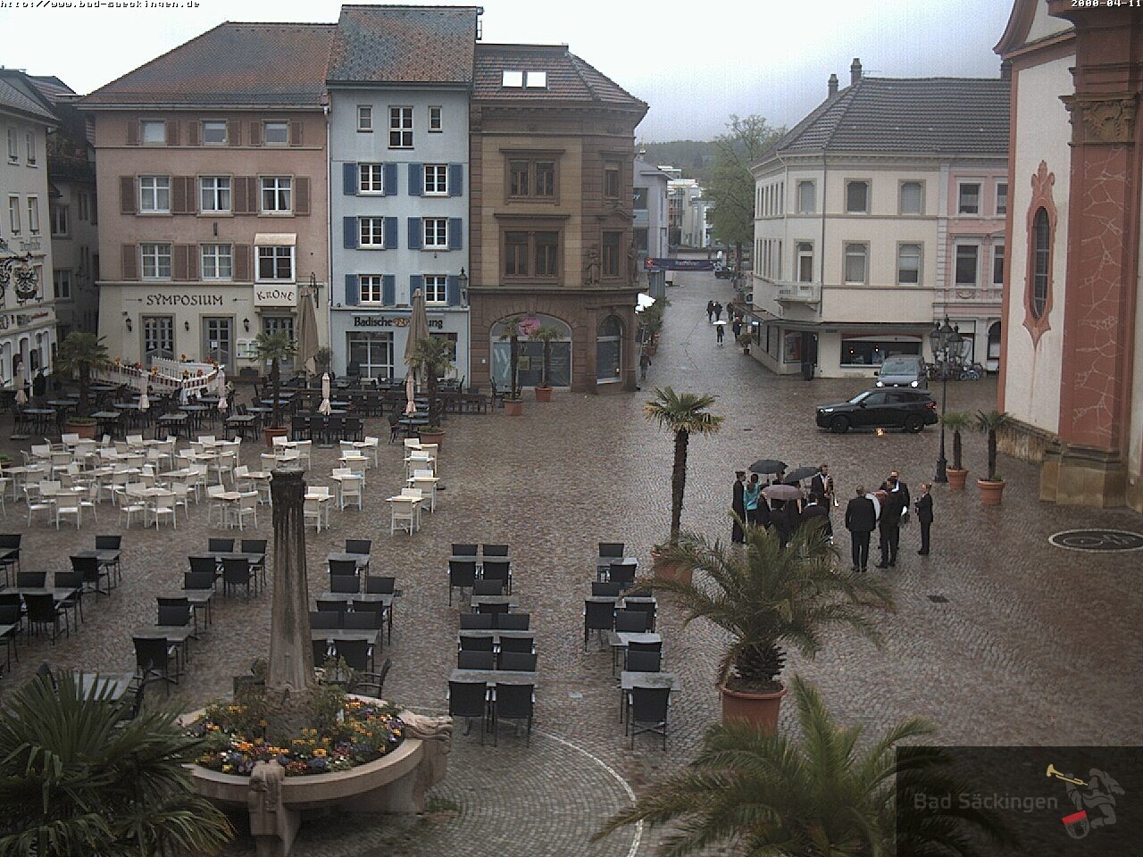 Archiv Foto Webcam Bad Säckingen: Münsterplatz