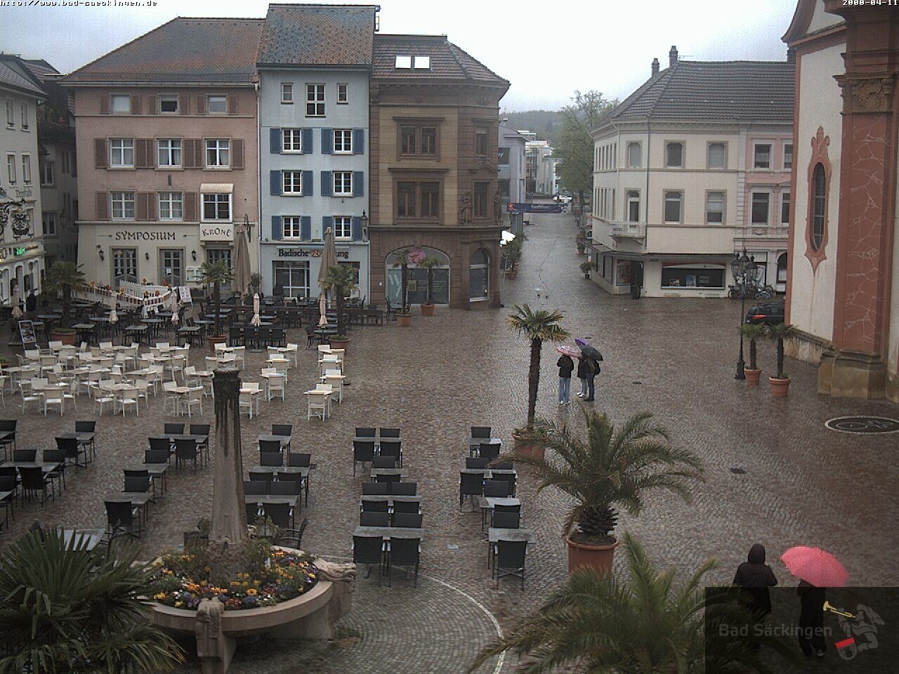 Archiv Foto Webcam Bad Säckingen: Münsterplatz