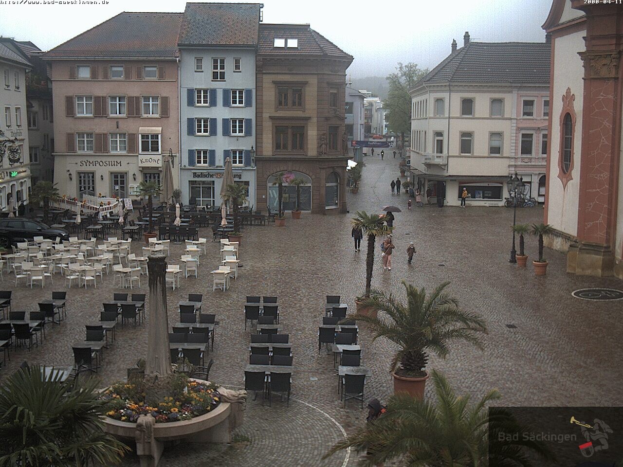 Archiv Foto Webcam Bad Säckingen: Münsterplatz