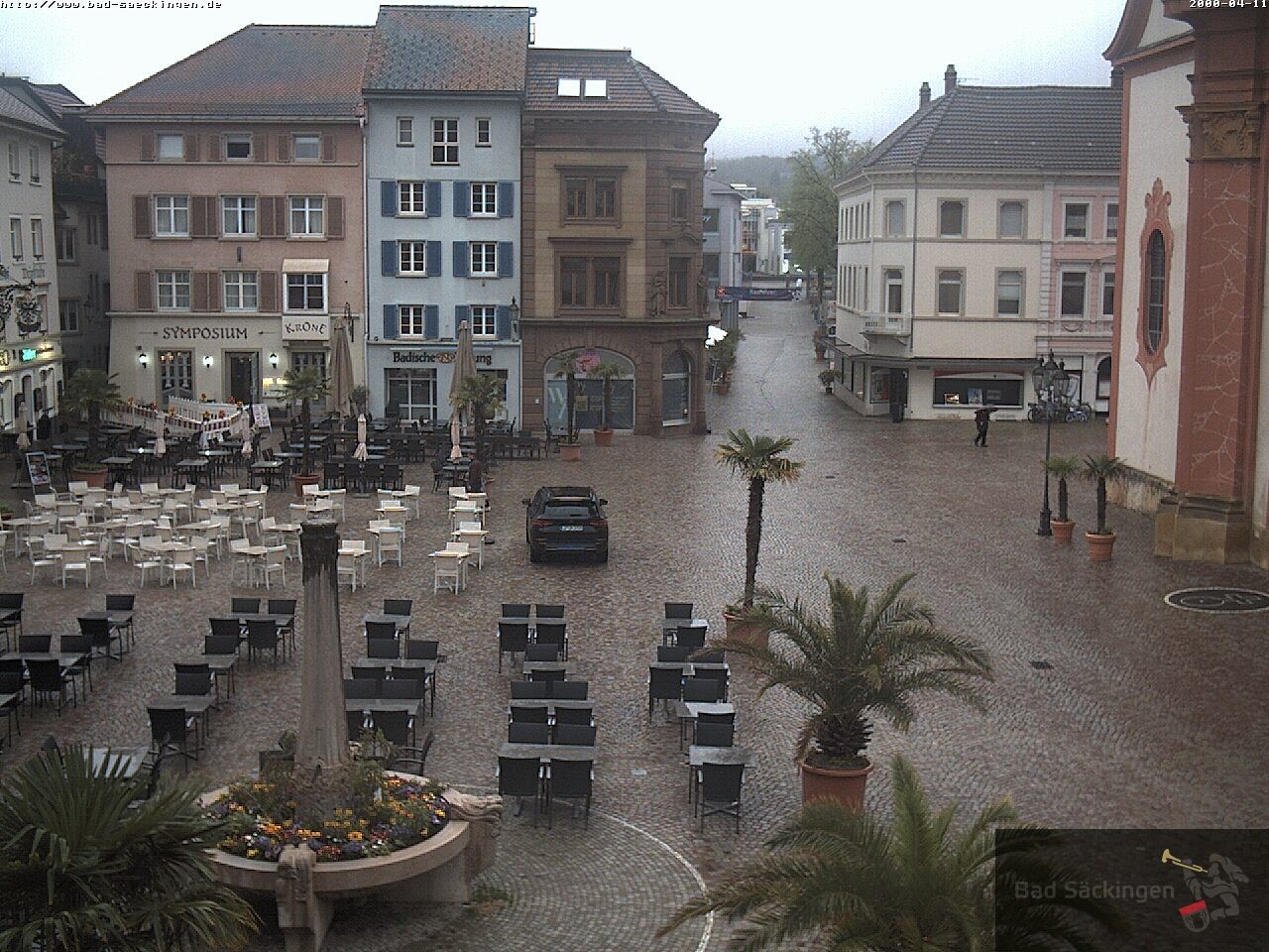 Archiv Foto Webcam Bad Säckingen: Münsterplatz