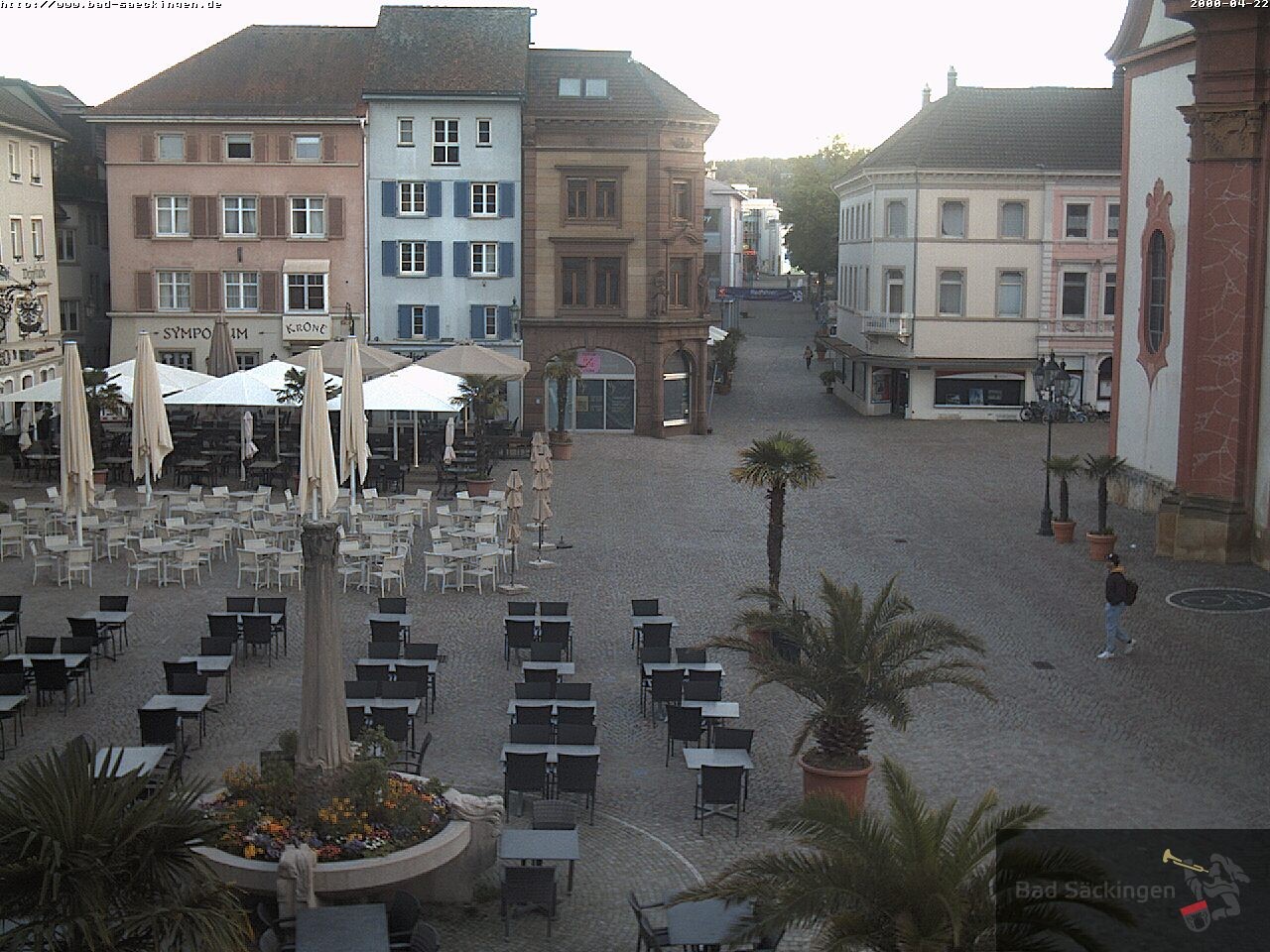 Archiv Foto Webcam Bad Säckingen: Münsterplatz