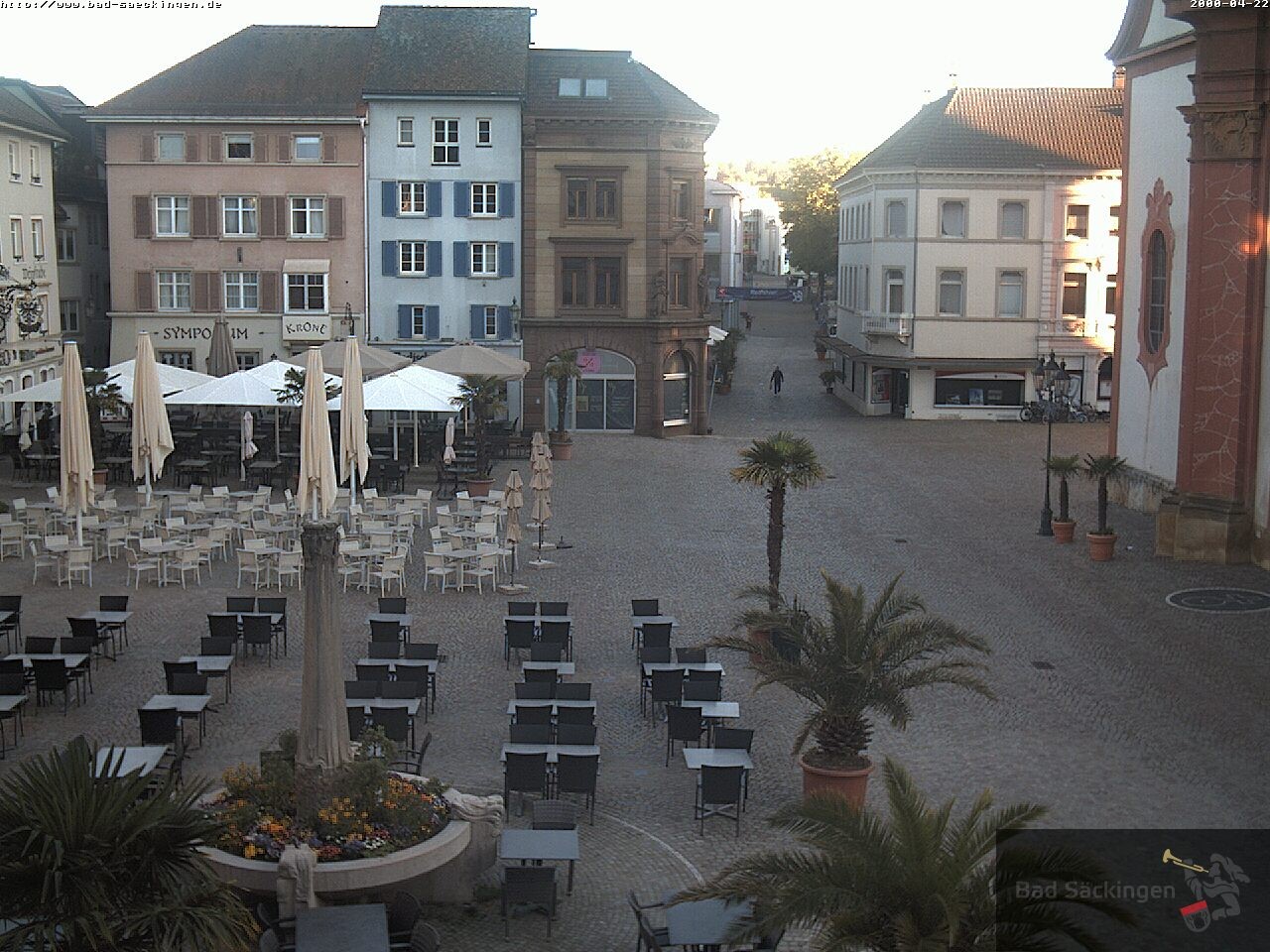 Archiv Foto Webcam Bad Säckingen: Münsterplatz