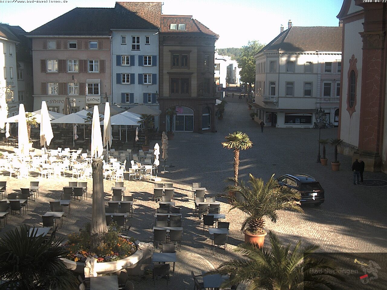 Archiv Foto Webcam Bad Säckingen: Münsterplatz