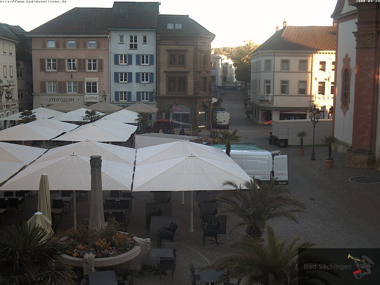 Archiv Foto Webcam Bad Säckingen: Münsterplatz