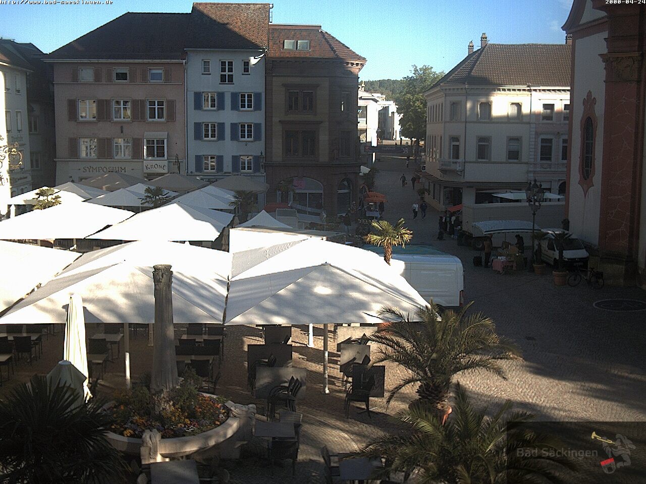 Archiv Foto Webcam Bad Säckingen: Münsterplatz