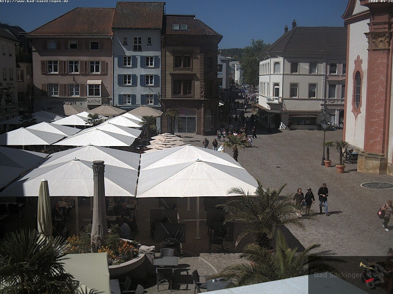 Archiv Foto Webcam Bad Säckingen: Münsterplatz