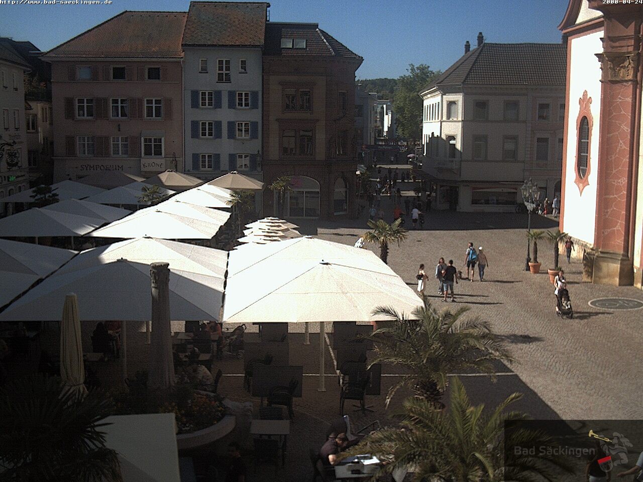 Archiv Foto Webcam Bad Säckingen: Münsterplatz