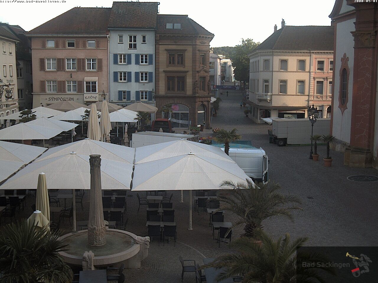 Archiv Foto Webcam Bad Säckingen: Münsterplatz