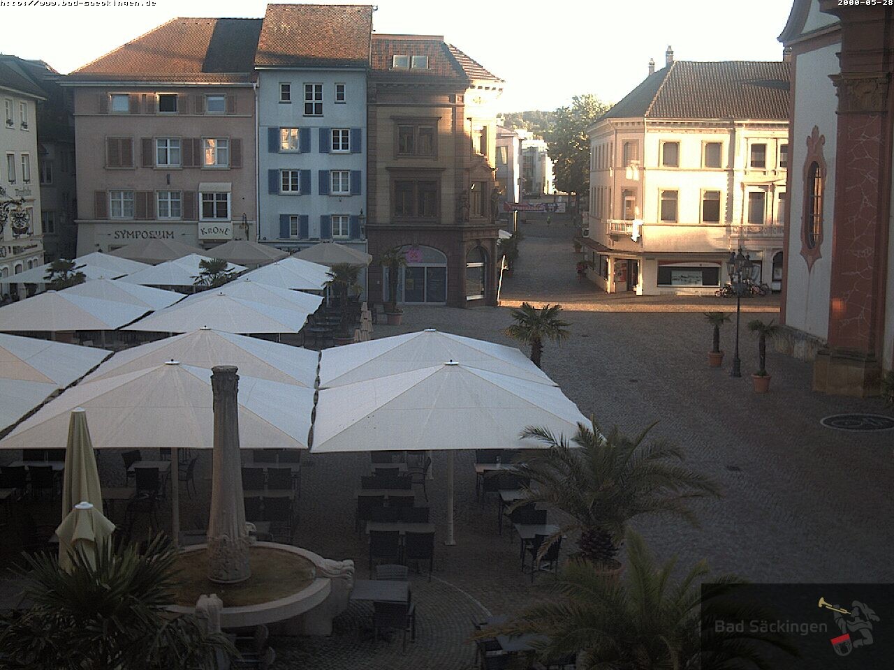 Archiv Foto Webcam Bad Säckingen: Münsterplatz