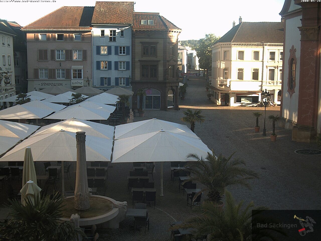 Archiv Foto Webcam Bad Säckingen: Münsterplatz