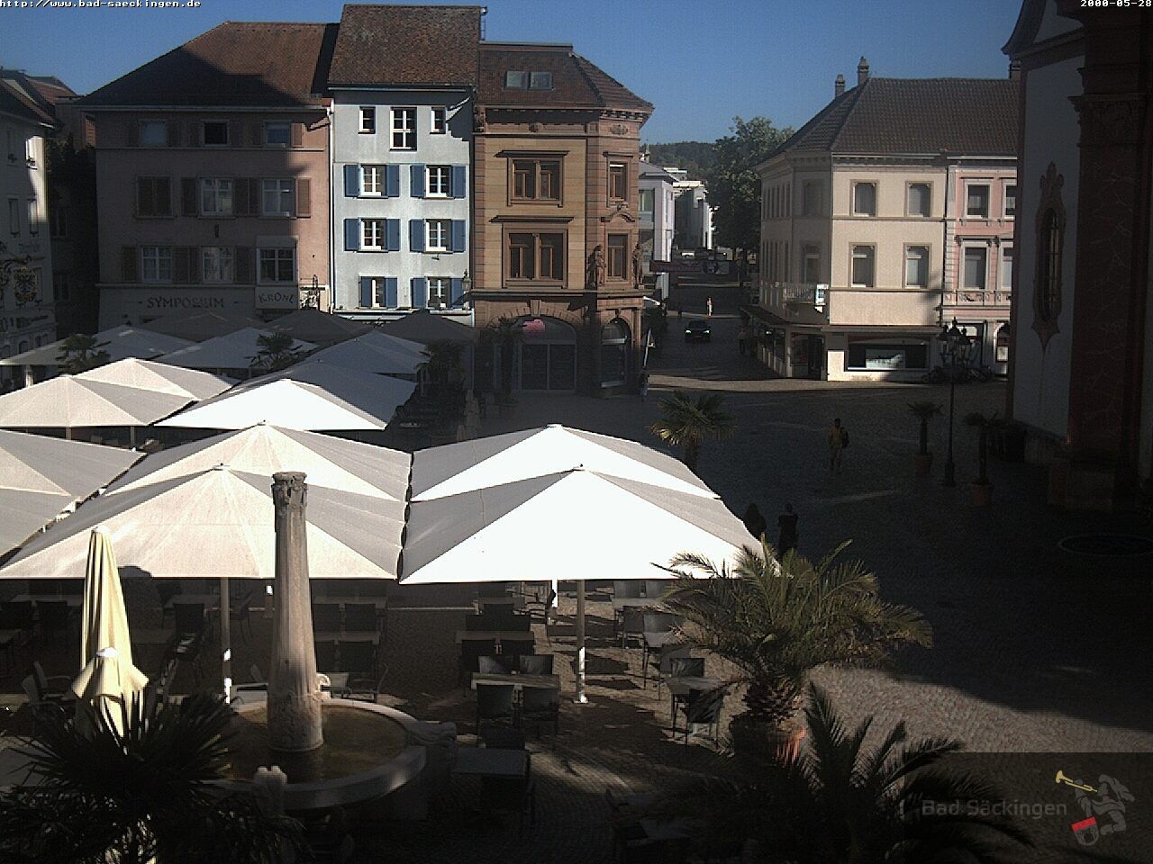 Archiv Foto Webcam Bad Säckingen: Münsterplatz