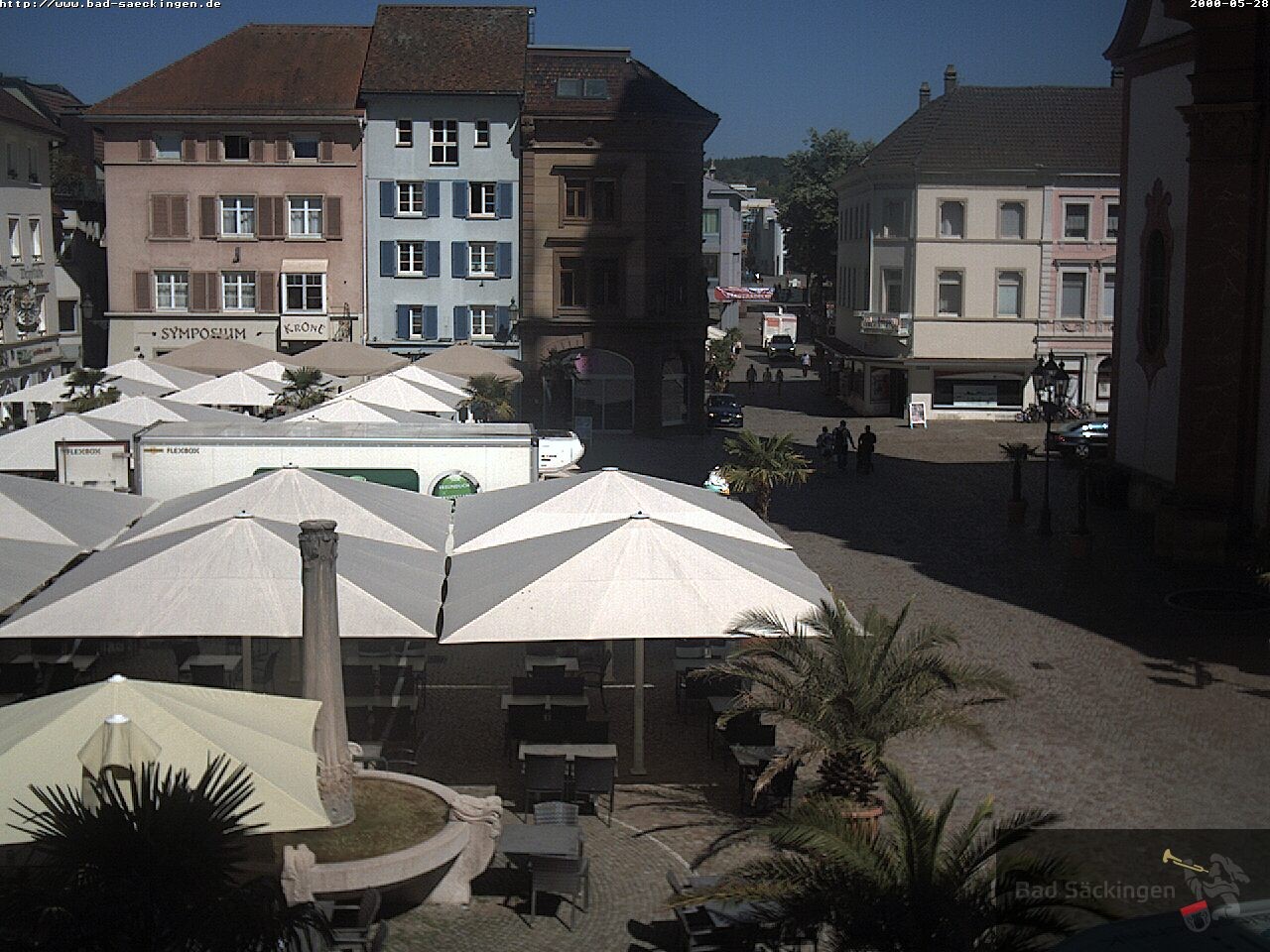 Archiv Foto Webcam Bad Säckingen: Münsterplatz