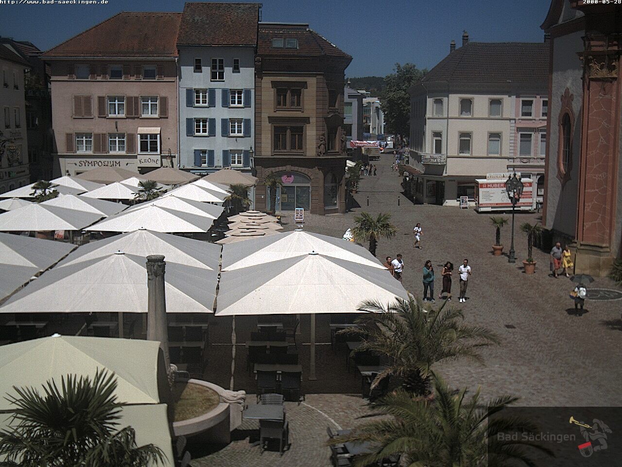 Archiv Foto Webcam Bad Säckingen: Münsterplatz