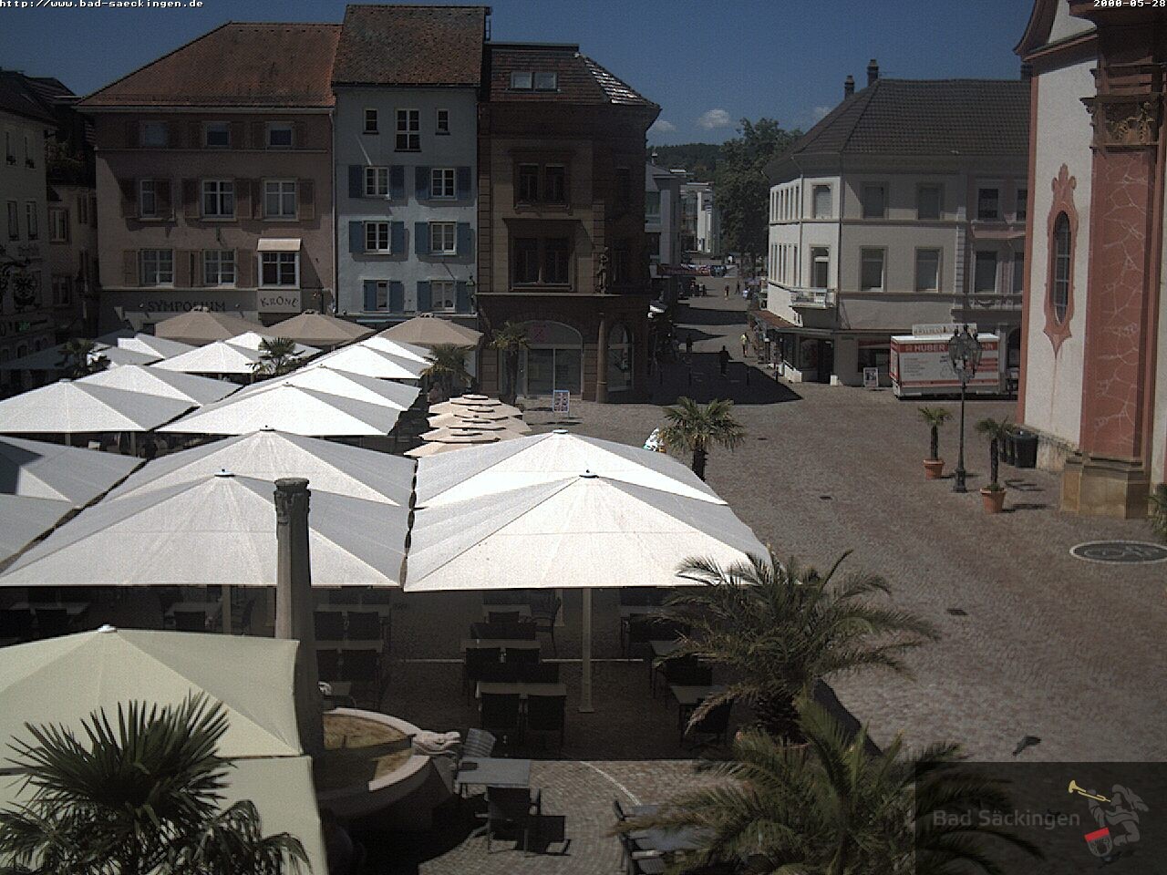 Archiv Foto Webcam Bad Säckingen: Münsterplatz
