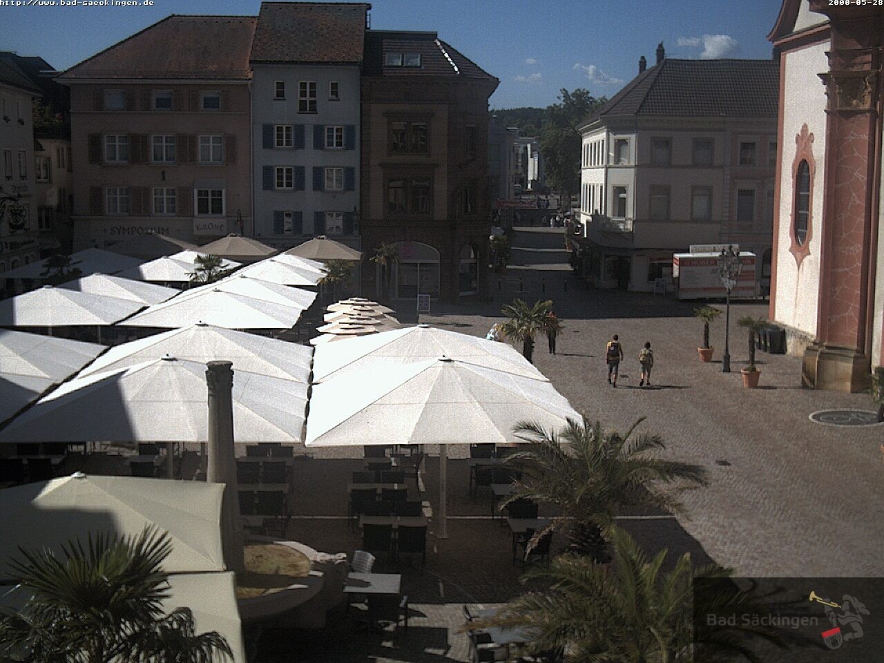 Archiv Foto Webcam Bad Säckingen: Münsterplatz