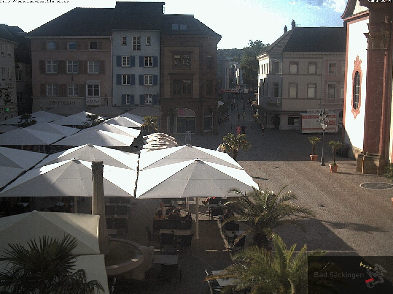 Archiv Foto Webcam Bad Säckingen: Münsterplatz